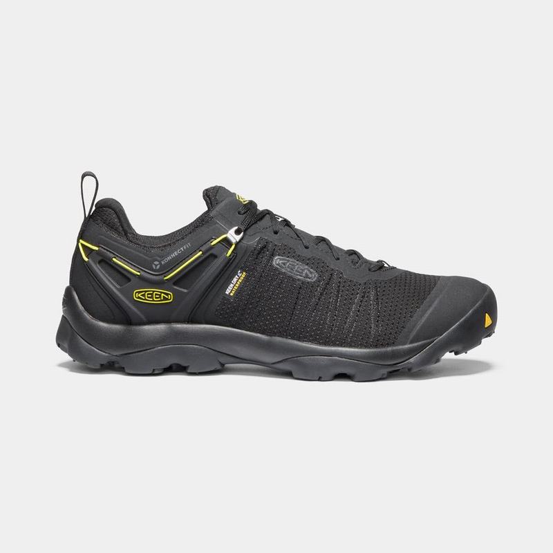 Keen Venture Waterproof Mens Hiking Shoes Black NZ Sale (4579-OAEYN)